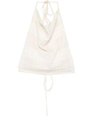 Jejia Open-Back Top - White