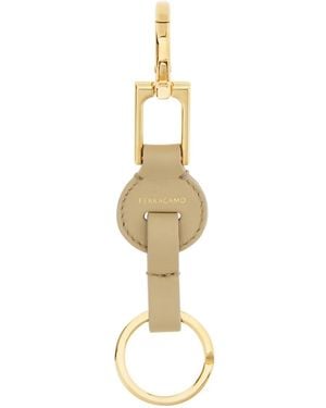 Ferragamo Llavero Gancini - Metálico