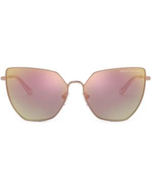 ARMANI EXCHANGE Geometric-Frame Sunglasses - Pink