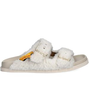 BOSS Sandali Con Fibbia - Bianco