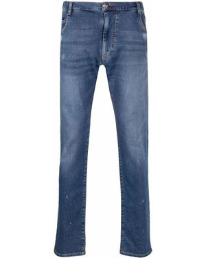 Philipp Plein Straight-Leg Jogging Jeans - Blue