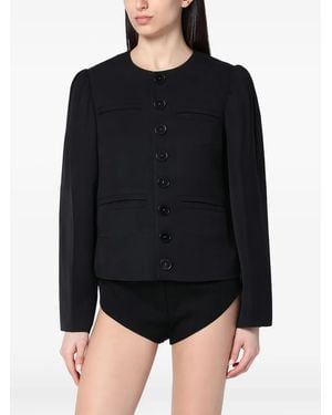 NAMACHEKO Collarless Jacket - Black