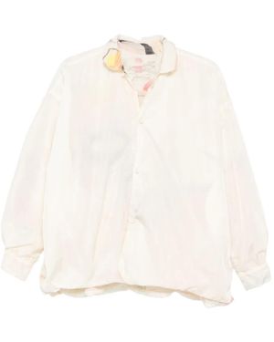 Daniela Gregis Camisa de lana - Blanco