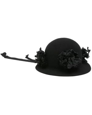 Comme des Garçons Klassischer Hut - Schwarz