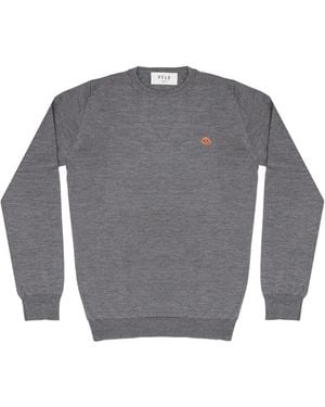 PELO FOUNDATION Dog-Appliqué Sweater - Gray