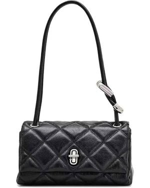 Marc Jacobs Gesteppte Schultertasche - Schwarz