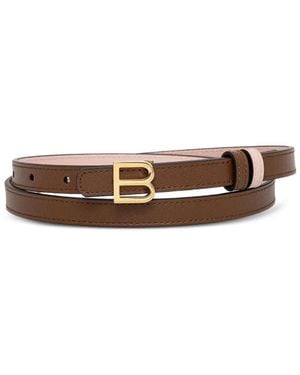 Bally Logo Buckle Belt - White