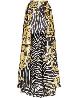 Versace Baroque Train Mini Skirt - Black