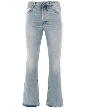 Haikure Fergus Washed Five-Pocket Jeans - Blue