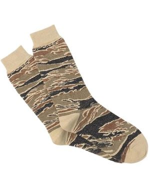 Anonymous Ism Camo Crew Socks - Natural