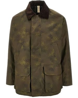sunflower Corduroy-Collar Jacket - Green