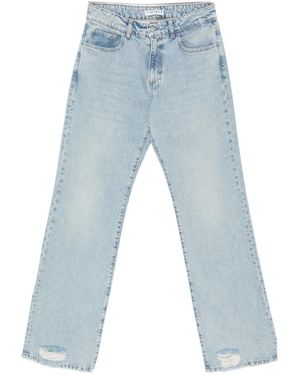 ICON DENIM Iris Distressed-Hem Jeans - Blue