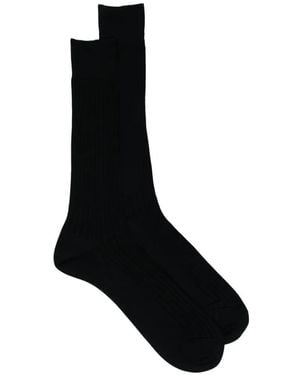 ZEGNA Calzini Con Stampa - Nero