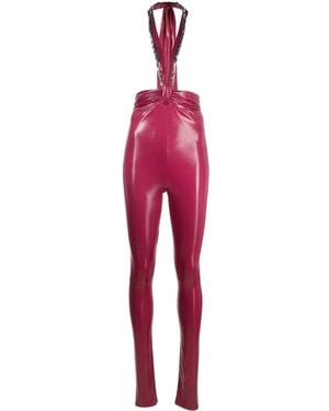 The Attico Ruby ネックストラップ レギンス - レッド