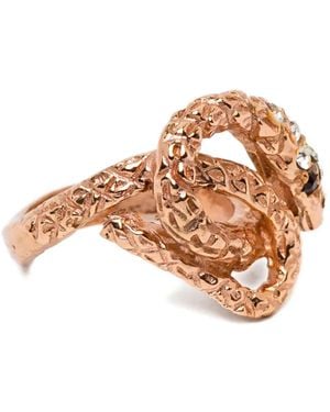BLAKLACE Ring Met Textuur En Slang - Roze