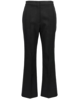 Jil Sander Pantalones De Vestir De Lana - Negro