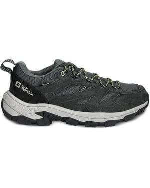 Jack Wolfskin Vojo Tour Texapore Lace-Up Fastening Performance Trainers - Black