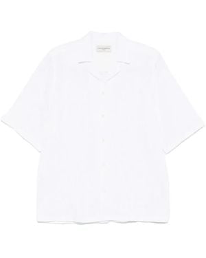 Officine Generale Camicia A Maniche Corte - Bianco
