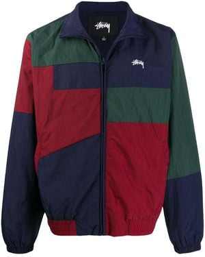 Stussy Panel Track Jacket - Blue