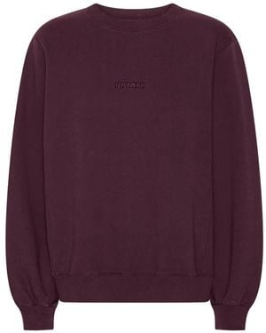 ROTATE BIRGER CHRISTENSEN Sweatshirt Mit Stickerei - Lila