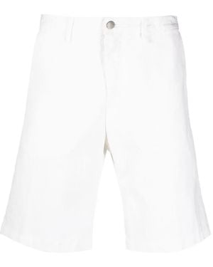 Massimo Alba Knee-Length Shorts - White