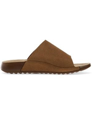 Ecco Sandalen Met Klittenband - Bruin