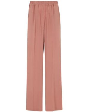 Seventy Elasticated-Waistband Pants - Pink