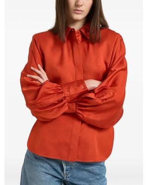 IRO Balloon-Sleeve Shirt - Red
