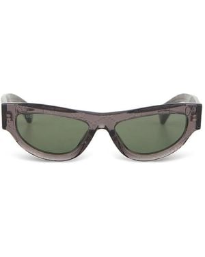 Gucci Gg Monogram Cat-Eye Sunglasses - Grey