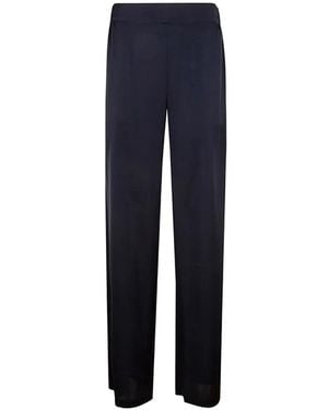 Silk95five Elasticated-Waist Pants - Blue