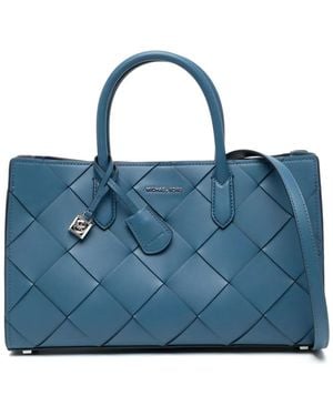Michael Kors Mittelgroße Scarlett Satchel-Tasche - Blau