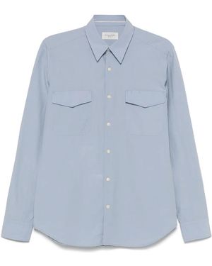 Tintoria Mattei 954 Cotton Shirt - Blue