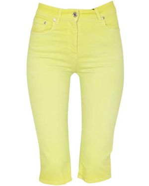 MSGM Slim Cropped Jeans - Yellow