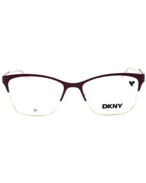 DKNY Rectangle-Frame Glasses - White