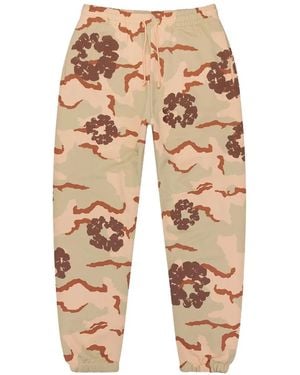DENIM TEARS Camo Wreath Track Trousers - Natural