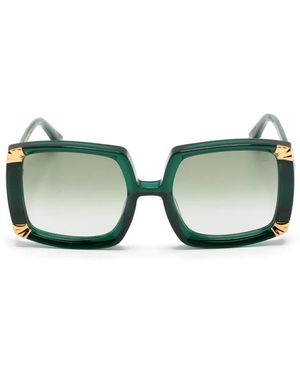 Anna Karin Karlsson Occhiali Da Sole Strawberry Moon Oversize - Verde