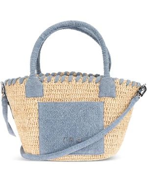 IRO Tote Bag Mit Logo-Schriftzug - Blau
