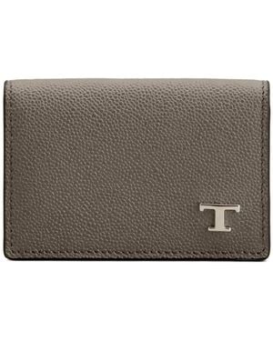 Tod's Classic Card Holder - Grey