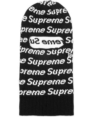 Supreme X New Era 'repeat Black' バラクラバ - ブラック