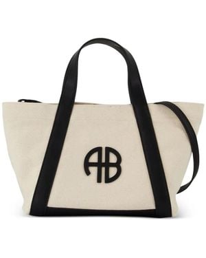 Anine Bing Small Cara Tote Bag - White