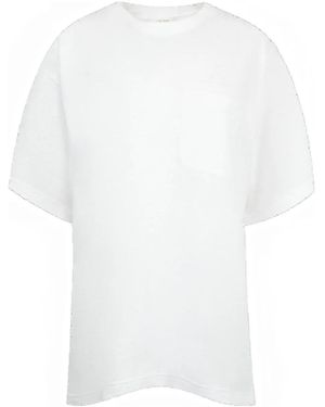 The Row Kaddy Cotton T-Shirt - White