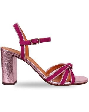 Chie Mihara Ballah Knotted Strap Sandals - Pink