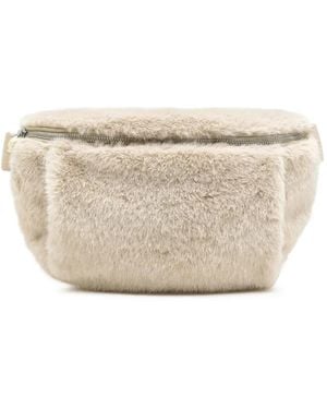 Bellerose Hoswel Hand-Warming Pocket Shoulder Bag - Natural