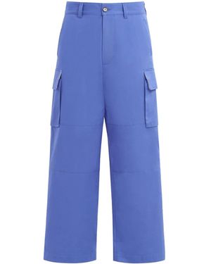 Marni Cargo Trousers in Blue for Men | Lyst UK