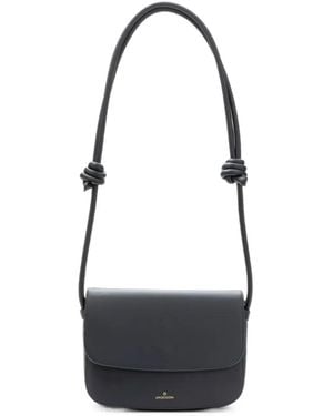 La Portegna Lucía Leather Shoulder Bag - White