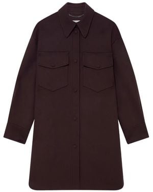 Stella McCartney スナップボタン オーバーシャツ - パープル