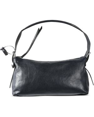 Lemaire Belted Elongated Shoulder Bag - Blue