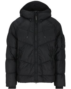 C.P. Company Lens Hooded Jacket - Black
