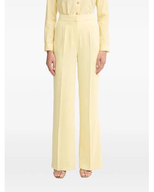 Morgan Pantalon À Design Plissé - Yellow