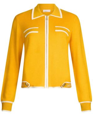 Liu Jo Cardigan Con Zip - Giallo